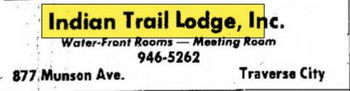 Indian Trail Lodge - June 1977 Indian Trail Ad
